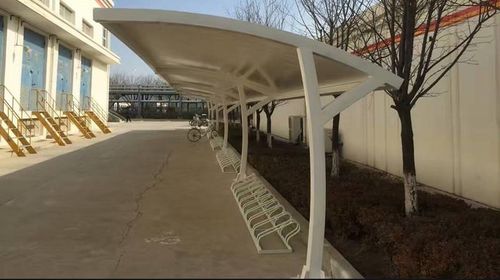 膜结构自行车棚施工 从设计到落成的工程实践